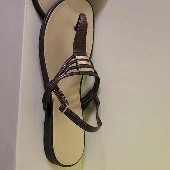 Beautiful Alex Marie Size 11 Brown leather sandals - Picture 7 of 8